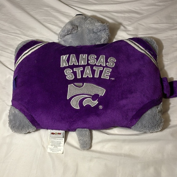 Kansas State Wildcats Large Mascot Pillow Pet - NCAA LICENSED Toy Plush - Picture 4 of 10